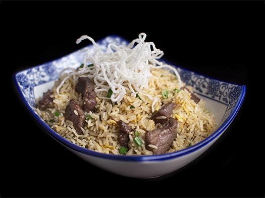 CHAUFA CON CARNE DE RES