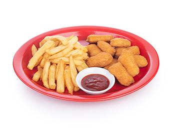 NUGGETS CON PAPAS